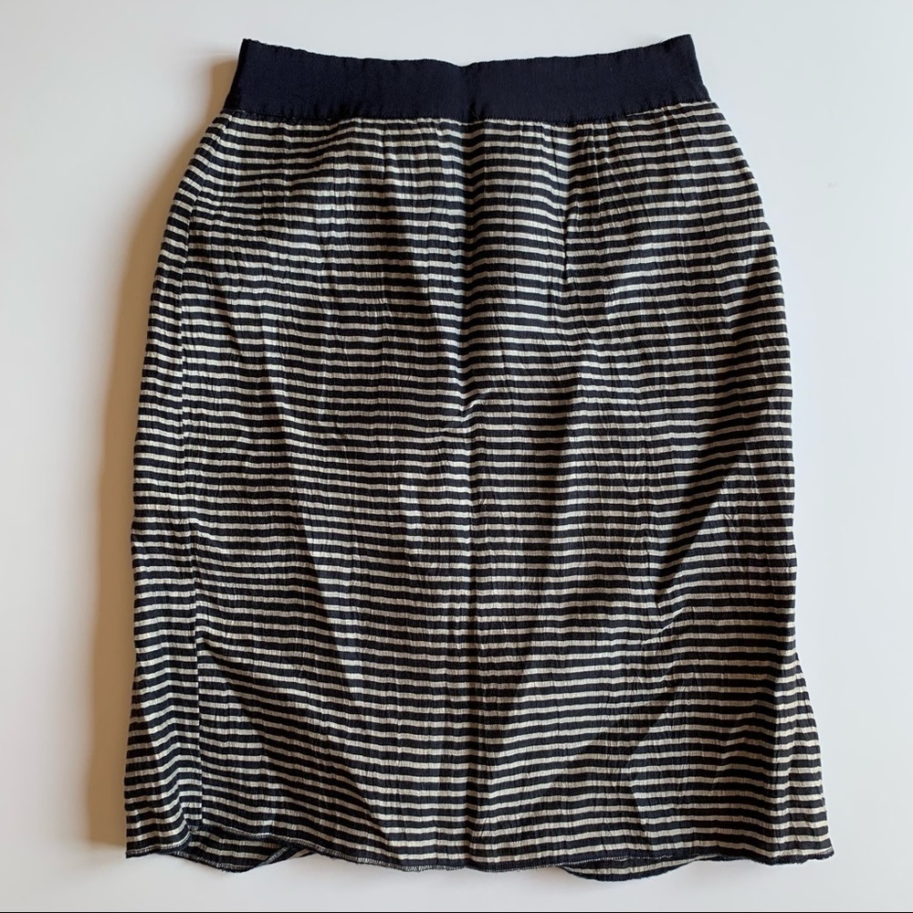 LOFT Vertical Striped Pencil Skirt Size 4